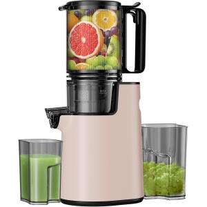 LQZ Masticating Juicer with 5.4" Wide Feed Chute